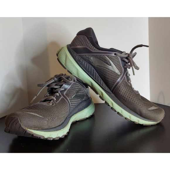 Brooks Adrenaline GTS 20 1202961B084 Gre Mint Lace Up Sneaker Shoes WOMENS 7 - Picture 3 of 7